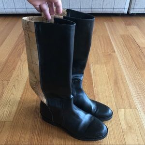 Alviero Martini Leather Riding Boots